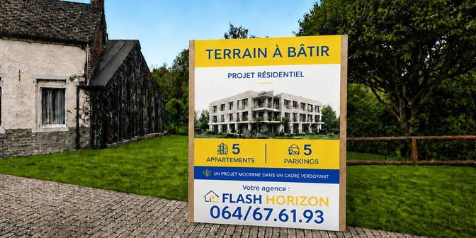 Terrain à vendre à Rue Achille Delattre 118, 7340 Pâturages