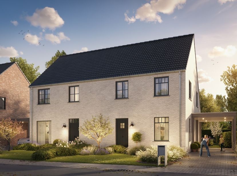 In Wanzele, een deelgemeente van Lede, realiseert Hectaar vier halfopen, energiezuinige woningen. De woningen bevinden zich op een centrale, rustige l