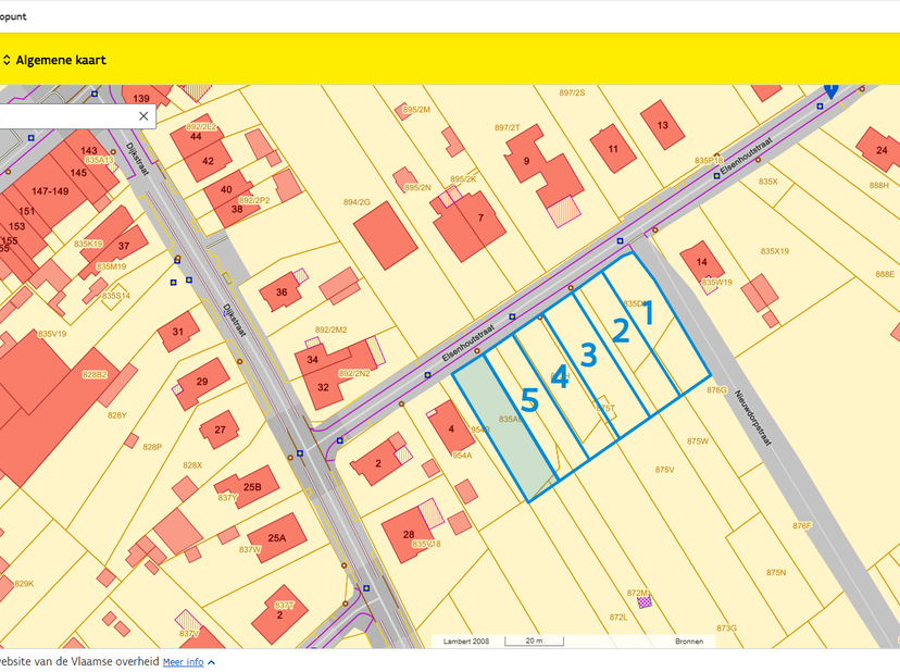 Prochainement disponible : 5 terrains à bâtir pour maisons semi-mitoyennes à Genk (Rue Elsenhout)<br />
<br />
Sans voisins à l’arrière – Jardin orien
