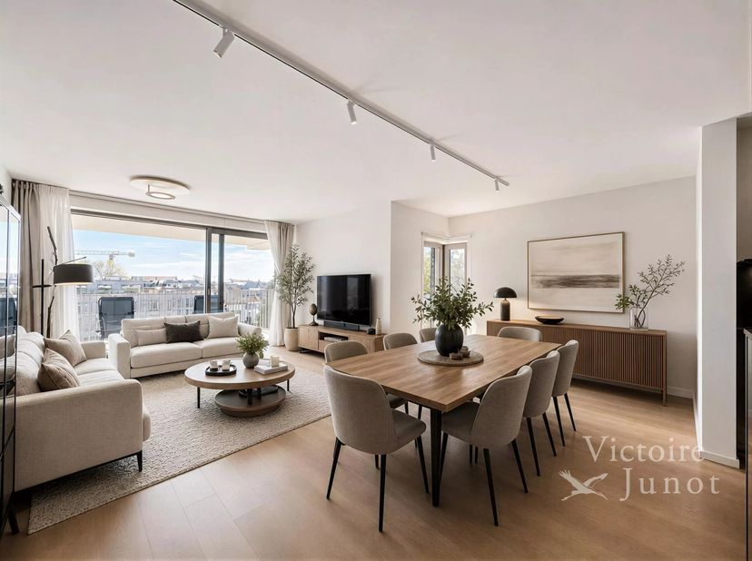 Bien présenté par Carla Rodriguez : 0494 07 97 54 / carla.rodriguez@victoire.be<br />
Victoire Junot vous propose un magnifique appartement non meublé