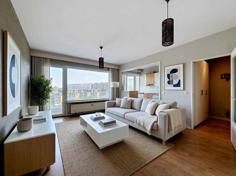 À vendre – Appartement 1 chambre avec grande terrasse – Evere <br />
Situé à Evere, dans un quartier résidentiel recherché à proximité immédiate de l’