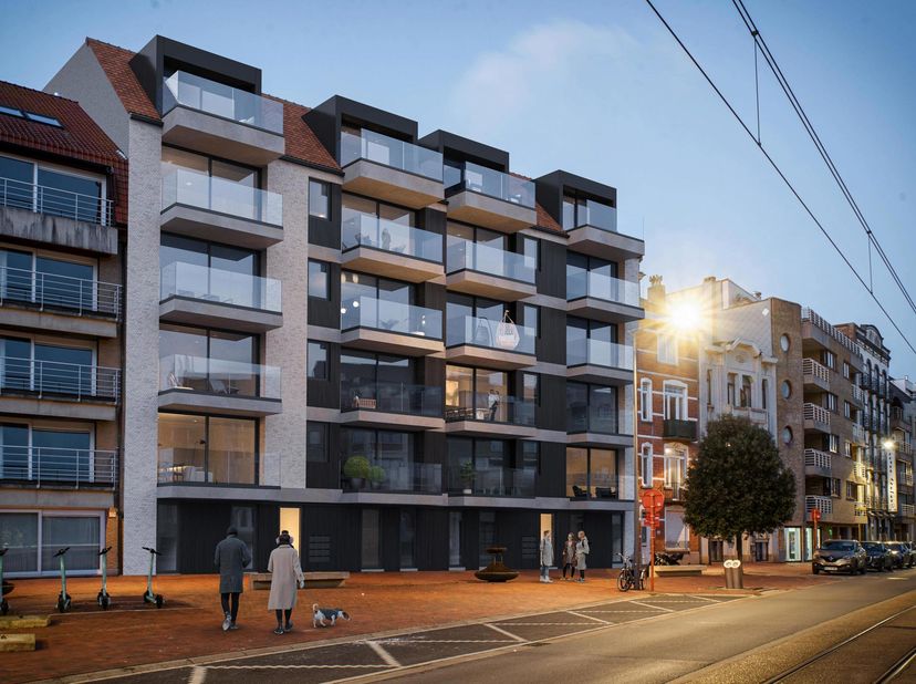 In de belle-époquewijk van Blankenberge verrijst binnenkort het nieuwbouwproject The Square. Het project omvat in totaal 33 units opgetrokken volgens