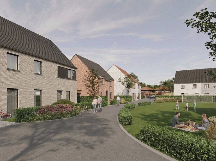 Nieuw woonproject in het idyllische Ramskapelle (Nieuwpoort Een nieuwbouwproject van 10 stijlvolle woningen (halfopen en alleenstaand) met 3 tot 4 sla