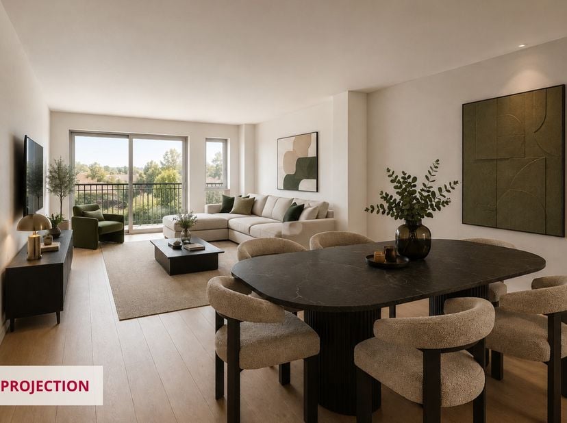 Idéalement situé au cœur de La Hulpe, sur la très agréable Place Alphonse Favresse, Expat Housing vous propose ce superbe appartement de 110 m², offra