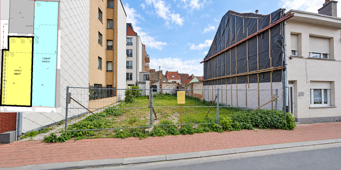Terrain à vendre à Onderwijsstraat 5, 8301 Heist
