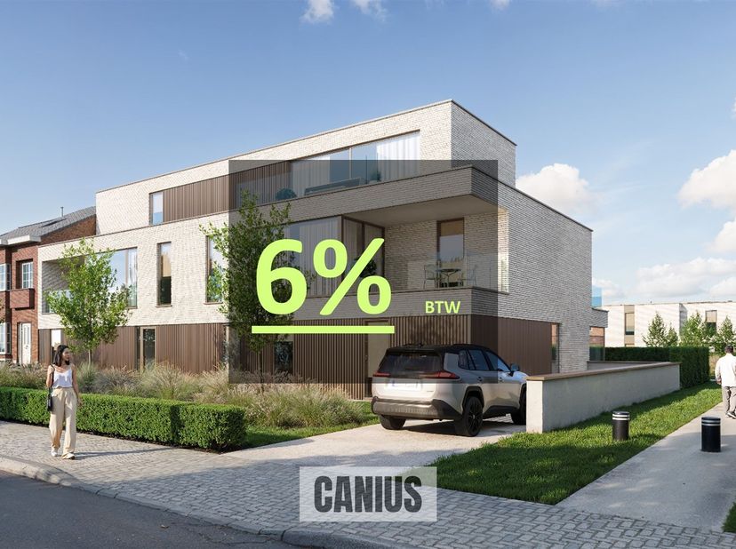 APPARTEMENT AU REZ-DE-CHAUSSÉE - 3 CHAMBRES - JARDIN<br />
<br />
Sur l'ancien site du magasin de bricolage de la Montenakenweg à Saint-Trond, un no