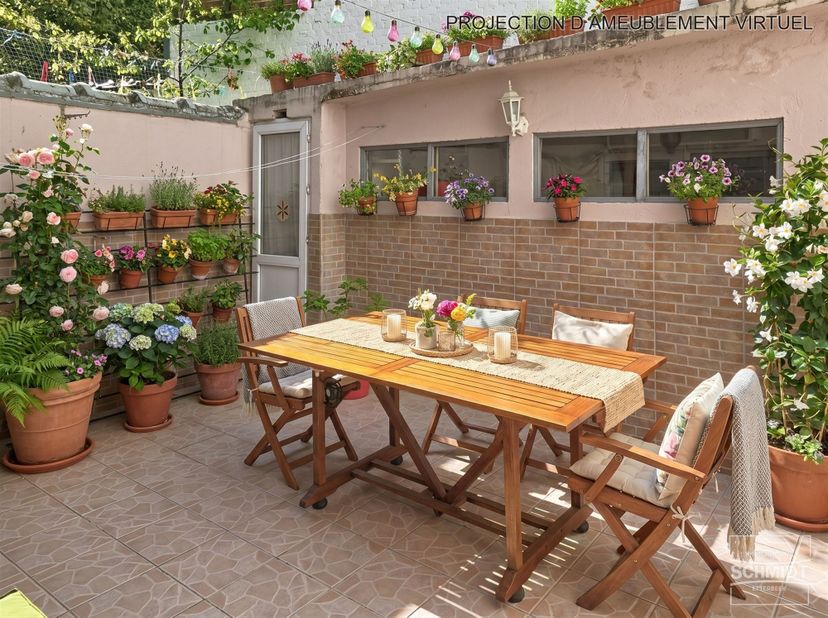 IMMOSCHMIDT (Réf.29686) - Ixelles- (Lepoutre)- LIBRE A L'ACTE : Belle maison unifamiliale a rafraichir se composant d'un living, d'une cuisine super é