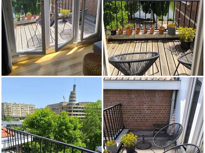 FLAGEY : coup de coeur : adorable penthouse, situé au 3e étage (sans ascenseur !), idéal pour célibataire ou jeune couple. Grande baie vitrée et magni