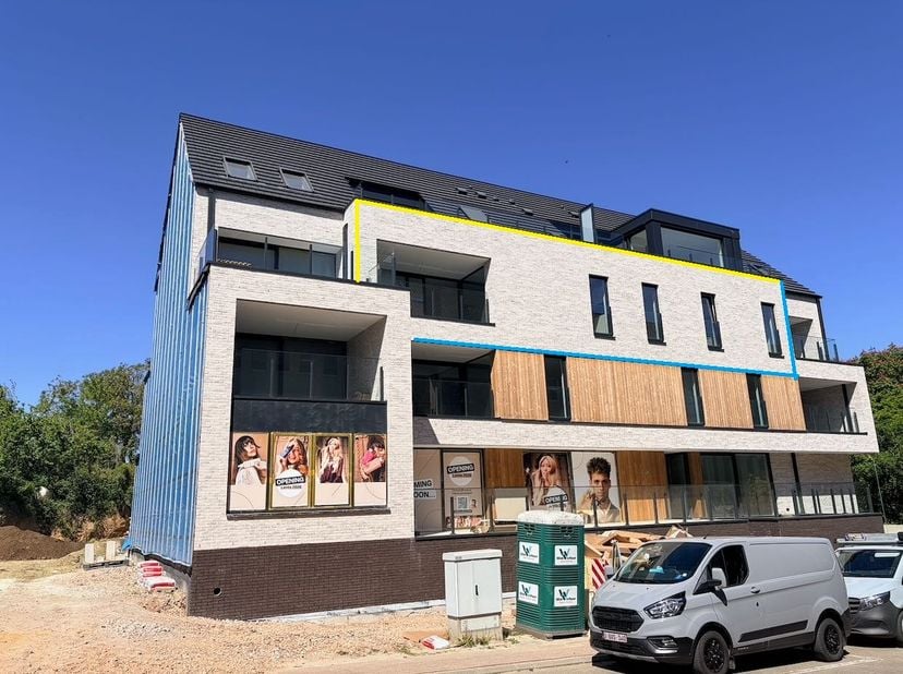 Modern nieuwbouw BEN-appartement (E20) te huur in het centrum van Lubbeek, met een uitstekende ligging vlakbij winkels, scholen, openbaar vervoer, ...