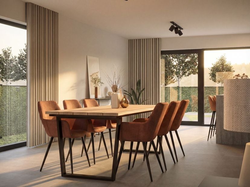 Laatste halfopen nieuwbouwwoning te koop.&amp;nbsp;<br />
<br />
Dit project omvat de realisatie van 2 uiterst energiezuinige halfopen woningen. Bij het o