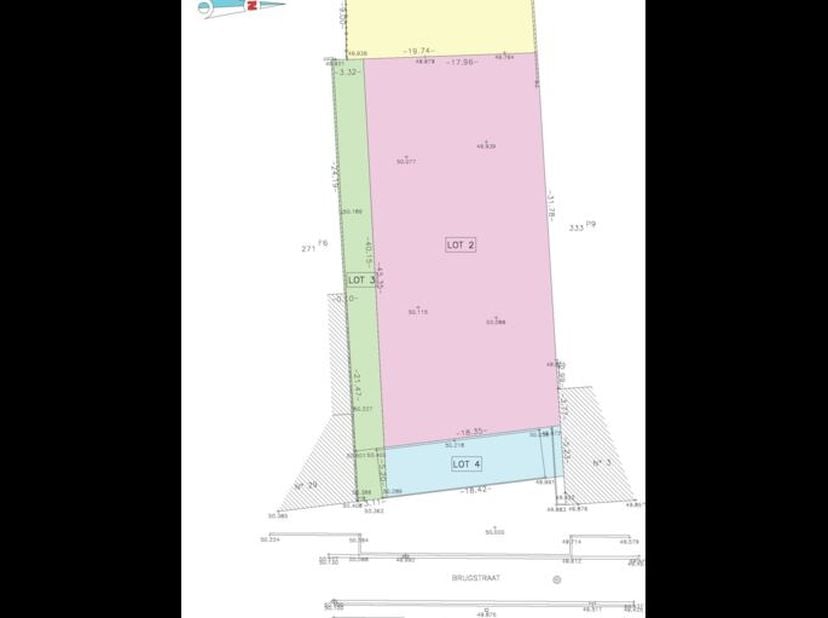 Terrain à vendre à Brugstraat,
                    8930 Lauwe