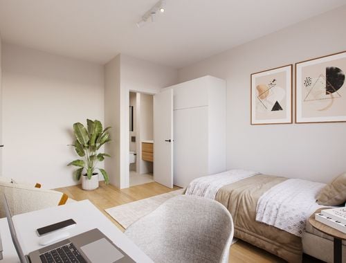                                         Studio avec coin lit à louer à Leuven, € 1.010
