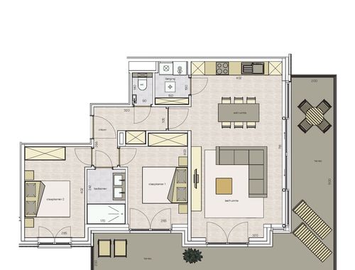                                         Appartement te koop in Middelkerke, € 480.000
