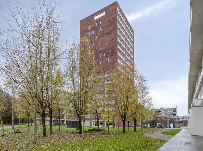 Ervaar wonen op topniveau in deze exclusieve business-penthouse op de vijftiende verdieping aan het Stapelhuisplein in Leuven. Hoog boven het bruisend