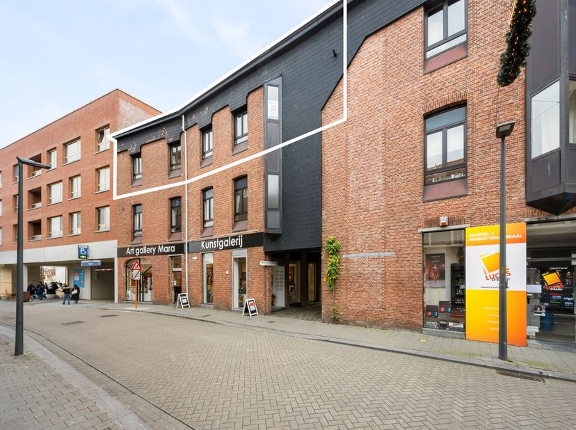 In het hart van het bruisende centrum van Turnhout, op wandelafstand van winkels, supermarkten, slager, cafés en alle voorzieningen, vindt u dit insta