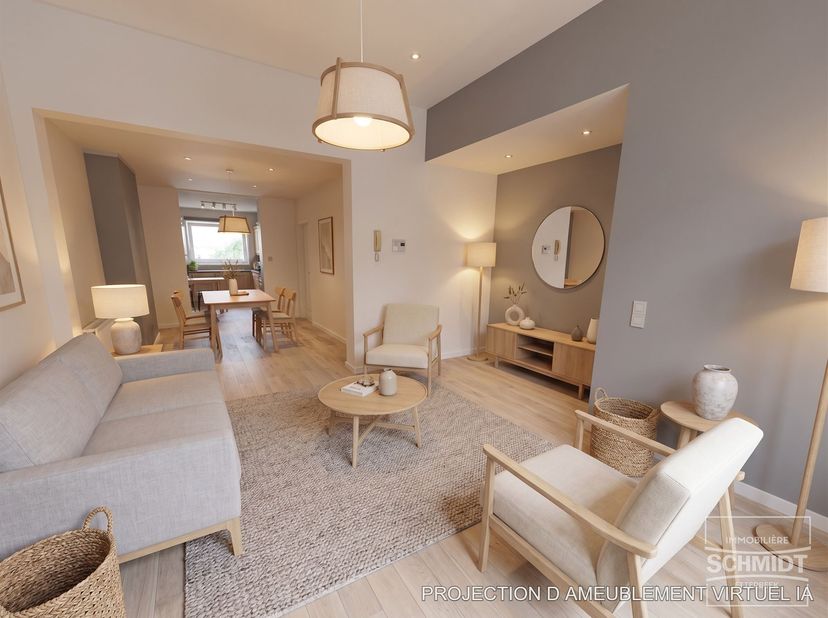 IMMOSCHMIDT (Réf. 29825) -  ETTERBEEK (Chasse) - Disponible à l'acte : Très belle maison unifamiliale de 152m² se situant entre la rue de Haerne et l'