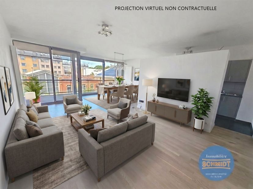 IMMOSCHMIDT - (Ref. 29797) ETTERBEEK (Arsenal) - PER DIRECT BESCHIKBAAR: Zeer mooi appartement van 95 m² met een terras van 10 m² in een gebouw uit 20