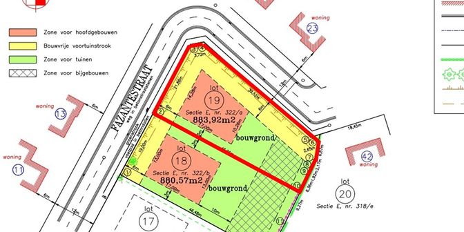 Terrain à vendre à Fazantestraat 40, 2275 Lille