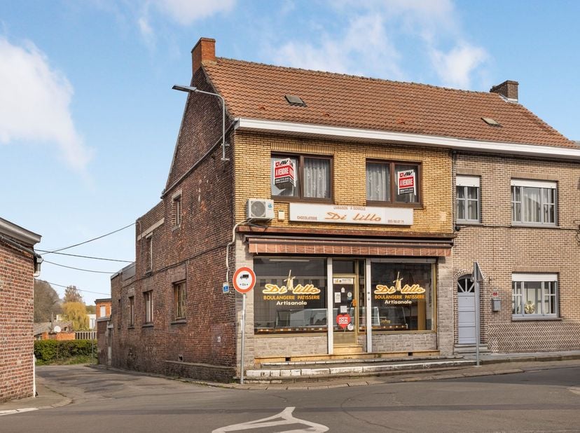 Opportunité exceptionnelle à Pâturages au sein d'une ancienne boulangerie à succès bénéficiant d'un emplacement stratégique de premier choix et d'une