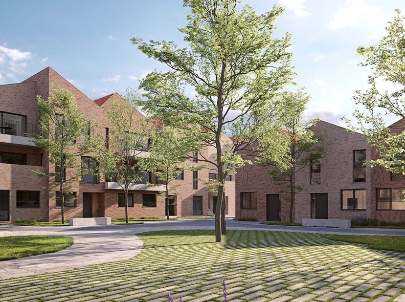 De Stokerie à Courtrai est synonyme de vie confortable dans une ville animée, tout en se retirant dans son propre cocon. Le projet de construction neu