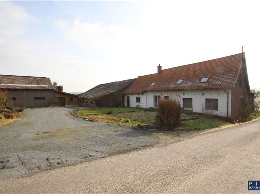 Séduisante ferme agréablement située, impressionnant bâtiment de 1200 m² (construit en 2007) avec accès indépendant en front à rue  à usage actuel d&#039;é