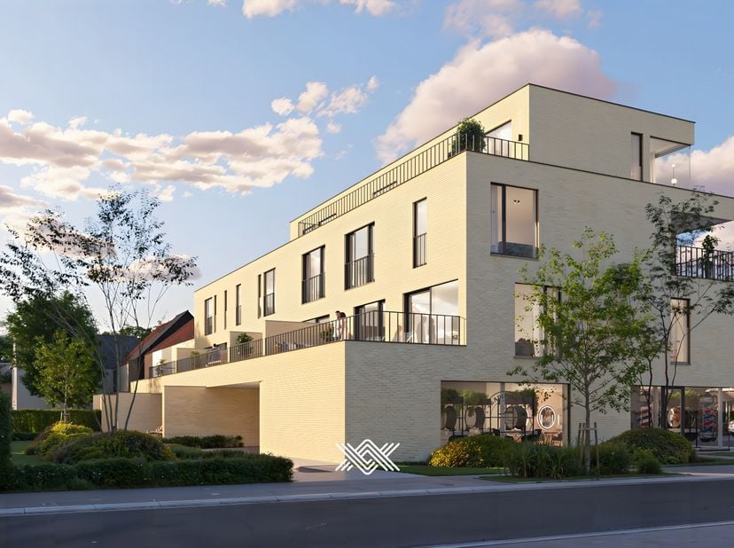 Deze penthouse heeft een bewoonbare oppervlakte van 147 m² en twee terrassen met een totaal van 60 m². Via de ruime inkomhal heeft u toegang tot een l