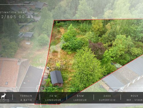                                         Bouwgrond te koop in Roux, € 109.000
