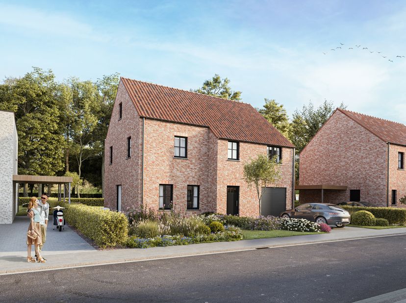INDELING&lt;br /&gt;
Gelijkvloers&lt;br /&gt;
- inkomhal met gastentoilet&lt;br /&gt;
- eetkamer met zicht op de tuin (19,49m²)&lt;br /&gt;
- keuken (11,43m²)&lt;br /&gt;
- living
