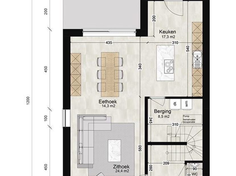 Ruime landelijke nieuwbouwwoning (215m²) in rustige omgeving te Beringen&lt;br /&gt;
Op de Dijkstraat ter hoogte van huisnummer 27 bieden wij dit nieuwbouwp