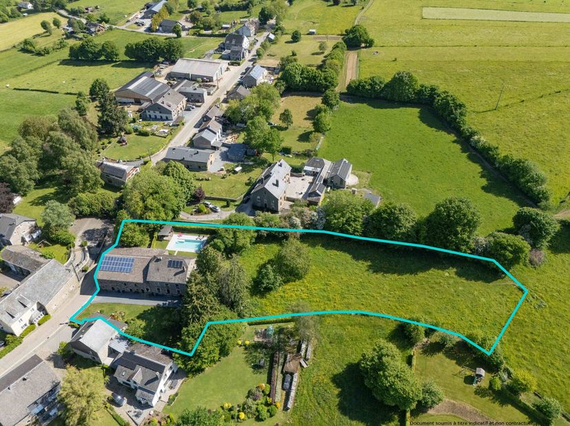Immo By Julie biedt je deze prachtige karaktervolle natuurstenen boerderij aan, gelegen in Bérismenil, een klein gehucht op de hoogten van La Roche-en