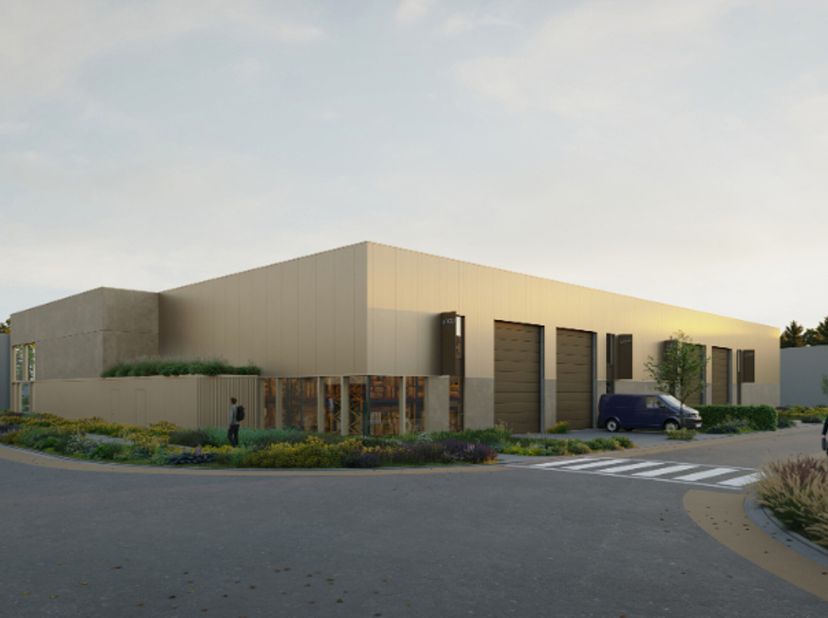 Dit gebouw betreft een nieuwbouwunit met een oppervlakte van 180 vierkante meter met 2 parkeerplaatsen. Het pand is voorzien van een sectionale poort