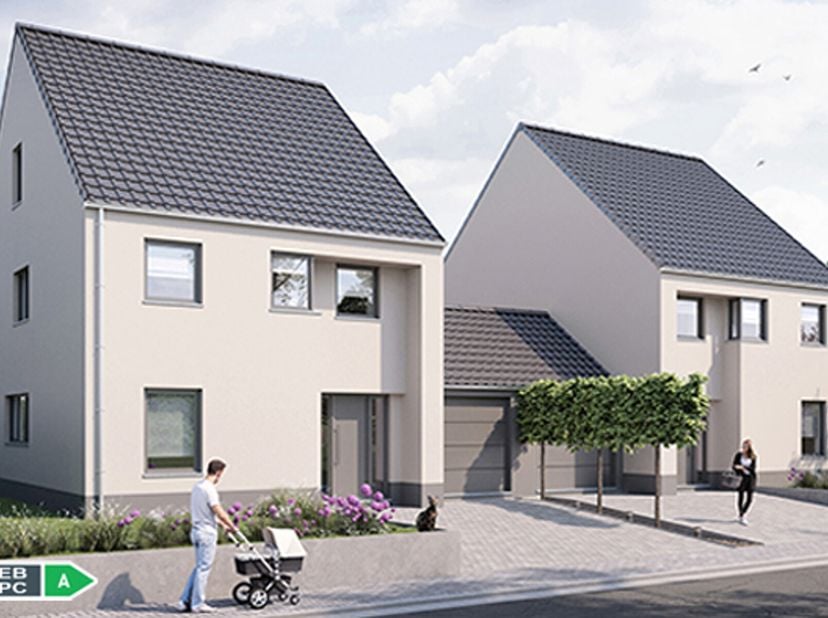 Deze HOB zal worden gebouwd volgens de meest recente energiezuinige standaard (A+). Warmtepomp met vloerverwarming, driedubbele beglazing, fotovoltais