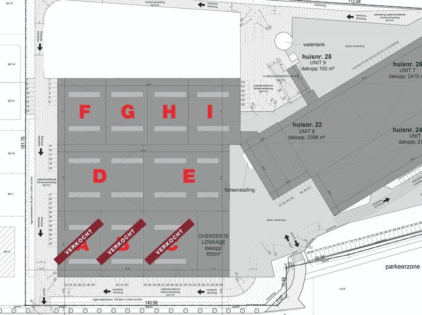 Recent gerenoveerde KMO-unit (890m²) langs het Kanaal &#039;Dessel Kwaadmechelen&#039;&lt;br /&gt;
 - casco +&lt;br /&gt;
 - sectionaal poort&lt;br /&gt;
 - vrije hoogte 10m20&lt;br