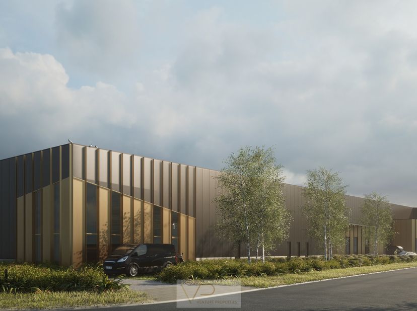 Un parc d&#039;affaires contemporain et fonctionnel est en cours de construction dans le quartier animé de Beerse, composé de 10 unités PME en forme de coq