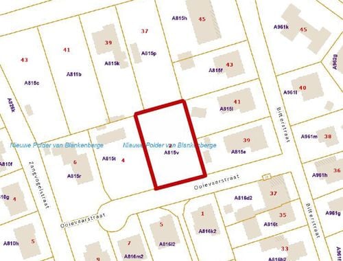                                         Terrain à bâtir à vendre à Jabbeke, € 425.000

