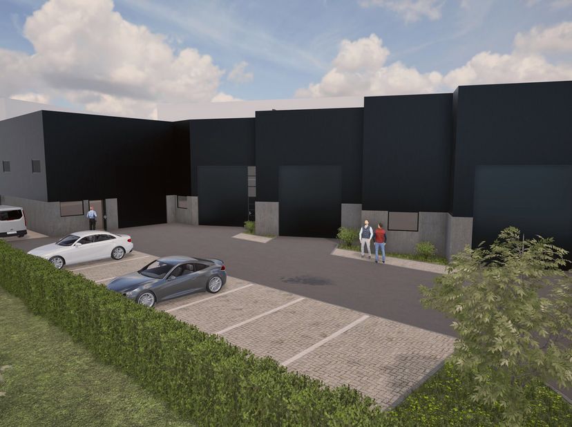 L&#039;immobilière Hendrix à le plaisir de vous présenter un projet neuf de 4 unités PME et industrielles idéalement située dans le zoning Nord de Wavre au