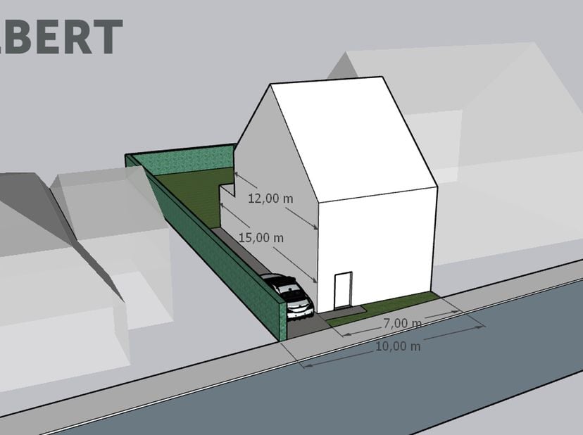 Ben je op zoek naar een bouwgrond voor een halfopen bebouwing op goede locatie? Zoek niet verder! Deze grond van 3a 19ca biedt de kans om jouw droomwo
