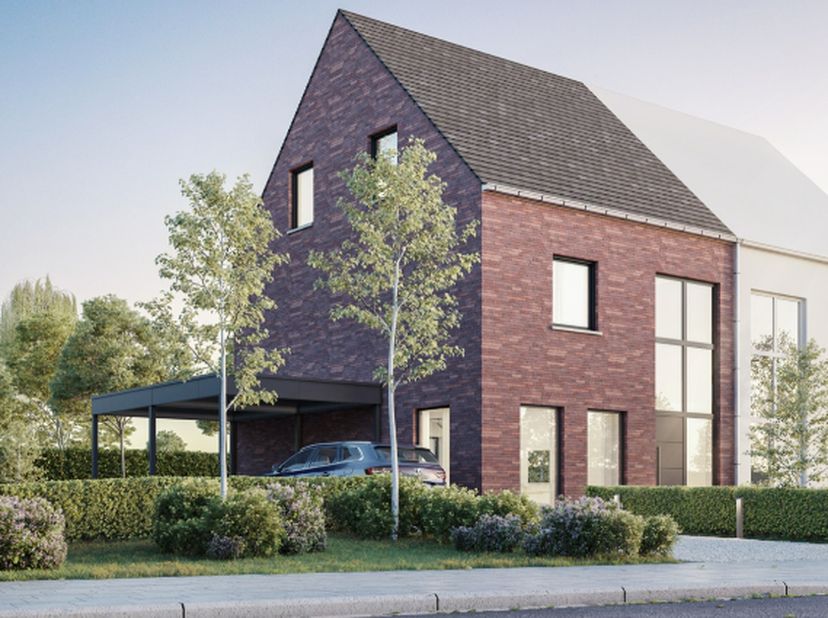 De BEN-woning met DOMOTICA bestaat uit een grote living, keuken, berging, slaapkamers &amp; dressing met laminaatparket, uitgeruste badkamer. Er zijn ook