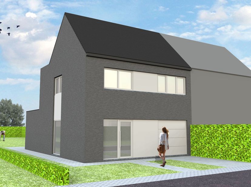 Nieuw te bouwen halfopen bebouwing te Denderhoutem.  &lt;br /&gt;
Voorbeeldwoning: Indeling volledig naar keuze.&lt;br /&gt;
&lt;br /&gt;
Onze woningen worden gebouwd m