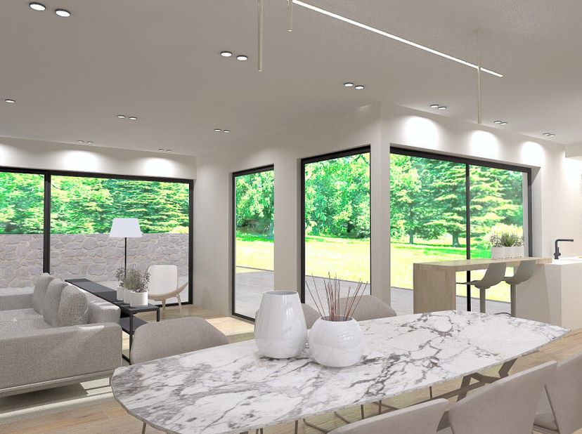 Découvrez ce superbe appartement alliant espace et luminosité, idéalement agencé : 40m² de living avec grandes baies vitrées Cuisine super équipée ave