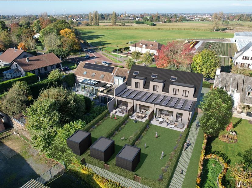 Het concept van het project is het gemengd aanbod en het genot van een onmiddellijke groene omgeving. Het project wordt uitgevoerd als één gebouw gele