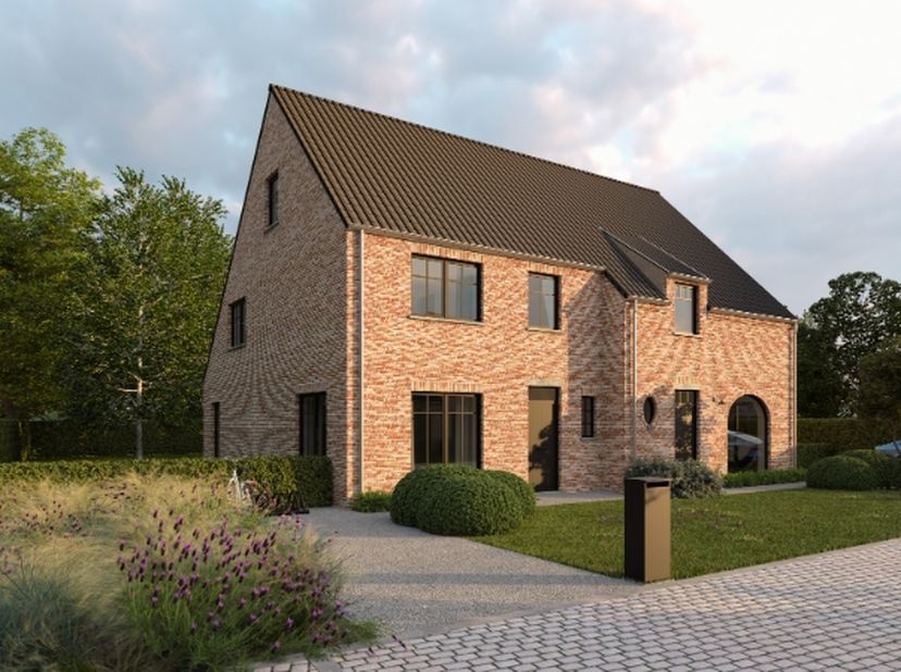 Deze charmante landelijke nieuwbouwwoning is gelegen vlakbij het centrum van Maldegem. De tuin is westelijk georiënteerd en kijkt op omliggend groen.