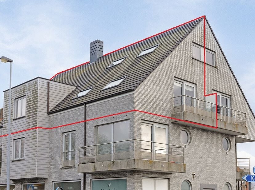 La Panne : Duplex moderne avec 3 chambres ! Découvrez ce spacieux et moderne duplex de 3 chambres situé dans une résidence à taille humaine datant de