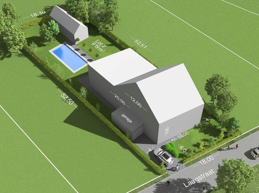 Dit lot bouwgrond is gelegen te Koolskamp met name in de Laagstraat met een oppervlakte van 919 m². U geniet van een PRACHTIG LANDELIJK VERZICHT, doch