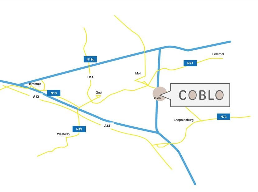 Recente KMO gebouwen + ruime parkings langs het Kanaal &#039;Dessel Kwaadmechelen&#039;&lt;br /&gt;
 - casco +&lt;br /&gt;
 - sectionaal poort&lt;br /&gt;
 - vrije hoogte 9m70&lt;br