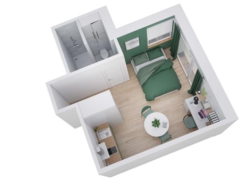                                         Kot-Kamer te koop in Brussel, € 265.500
