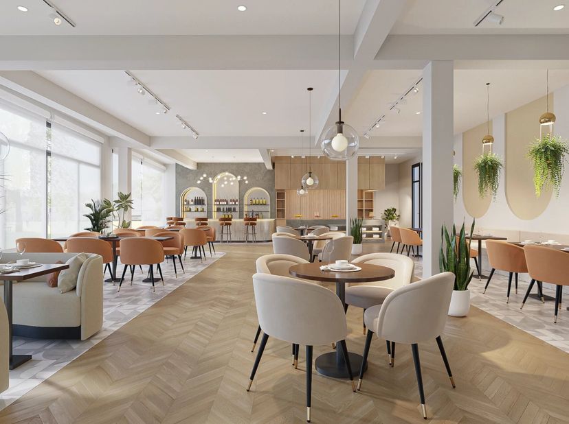 Dit commerciële pand van 149 m² is gelegen op de hoek van de August Cuppensstraat en de Blijkstraat in nieuwbouwproject Bleyck Park te Beringen. Korto
