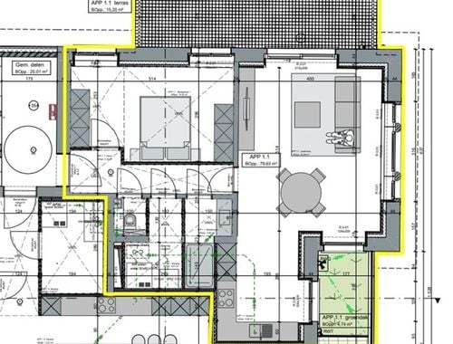                                         Appartement te koop in Wetteren, € 308.000

