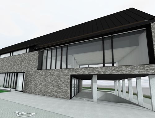                                         Handelsgelijkvloers te huur in Lochristi, € 6.000
