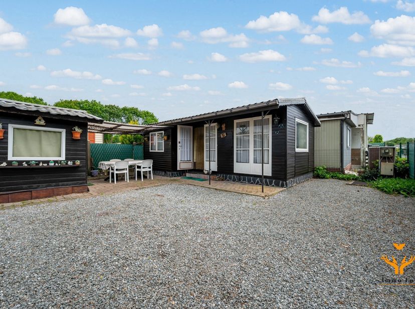 Bent u op zoek naar een buitenverblijf of woning waar domicilie mogelijk is? Ontdek deze charmante chalet gelegen in een rustige, groene omgeving op w